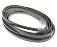 Telefonkabel, RJ12-Stecker - RJ12-Stecker, Flach, 3m, Grau